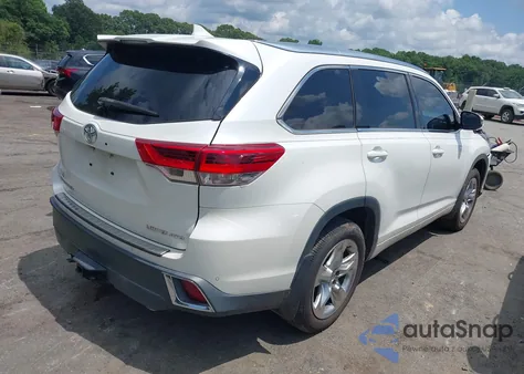 2017 Toyota Highlander Limited Platinum z USA, uszkodzony, nr VIN 5TDDZRFH6HS460930
